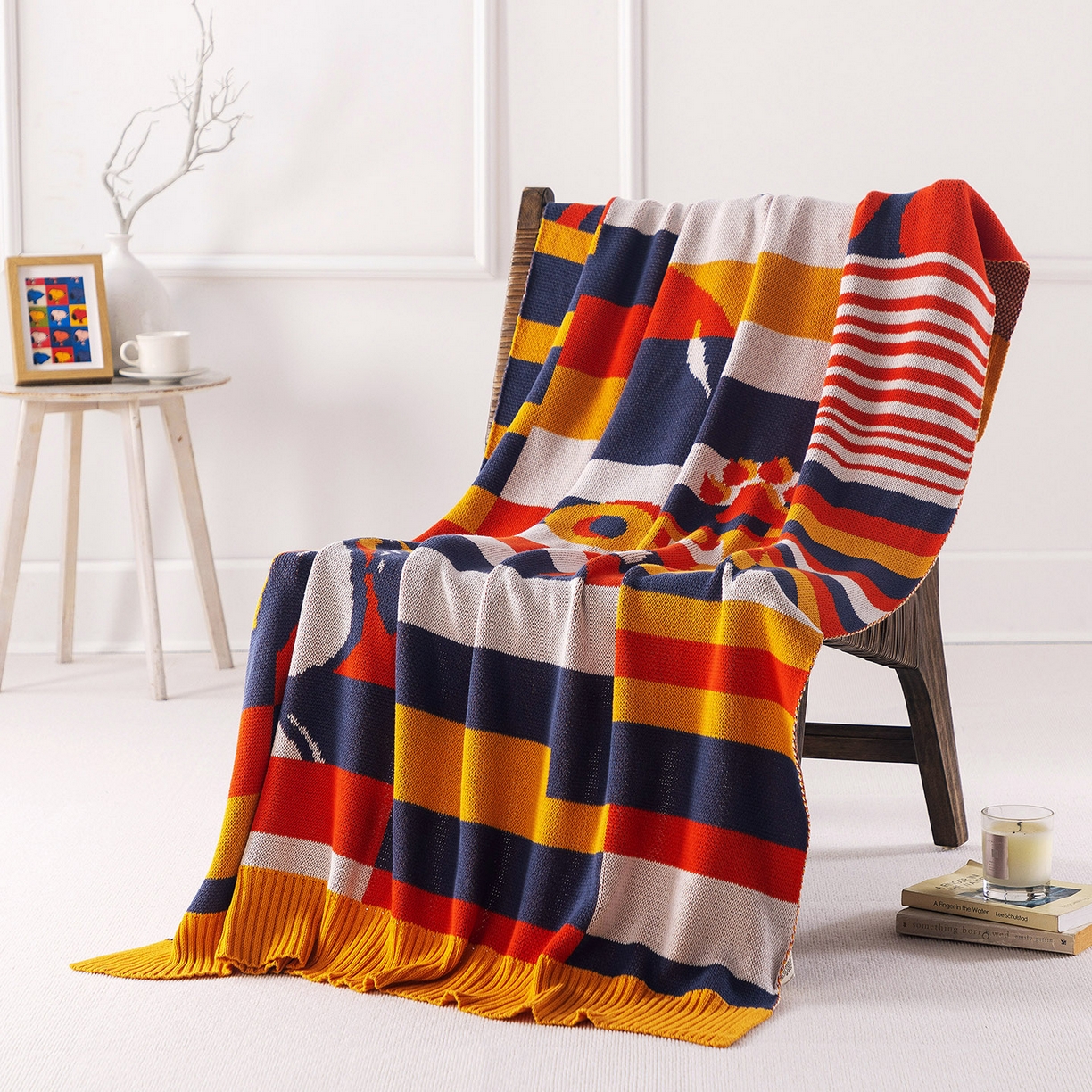 苏艺针织史努比SNOOPY正版授权独家全棉针织多功能盖毯终端控价 史努比-幻像（黄）