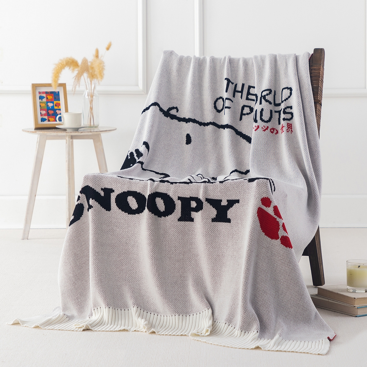 苏艺针织史努比SNOOPY正版授权独家全棉针织多功能盖毯终端控价 史努比-世界限定