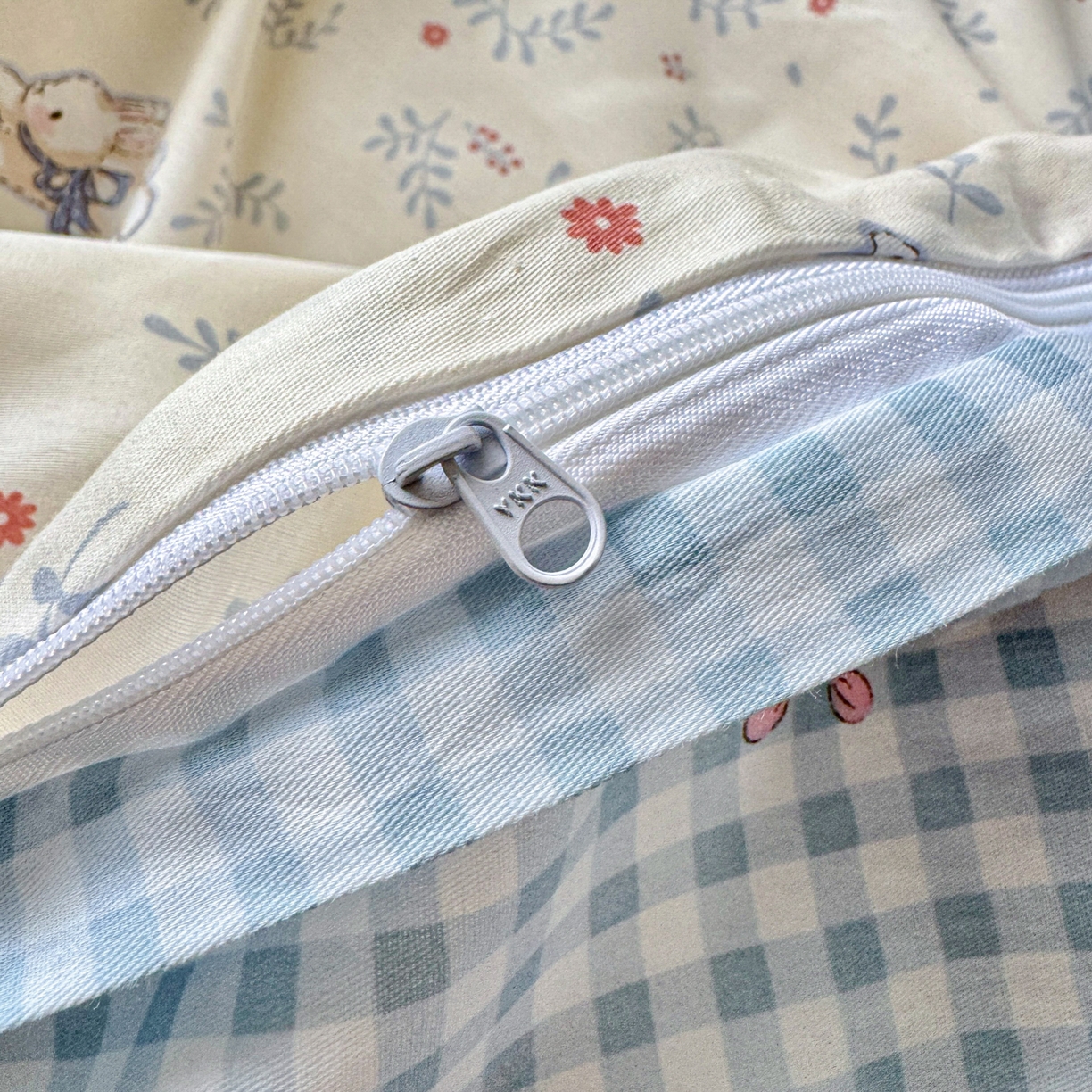 91家纺网 家纺一手货源 找家纺 乐童家纺 2026新款全棉纯棉网红直播爆款吊边＋一字绣工艺款四件套（四） 觅时光-兰