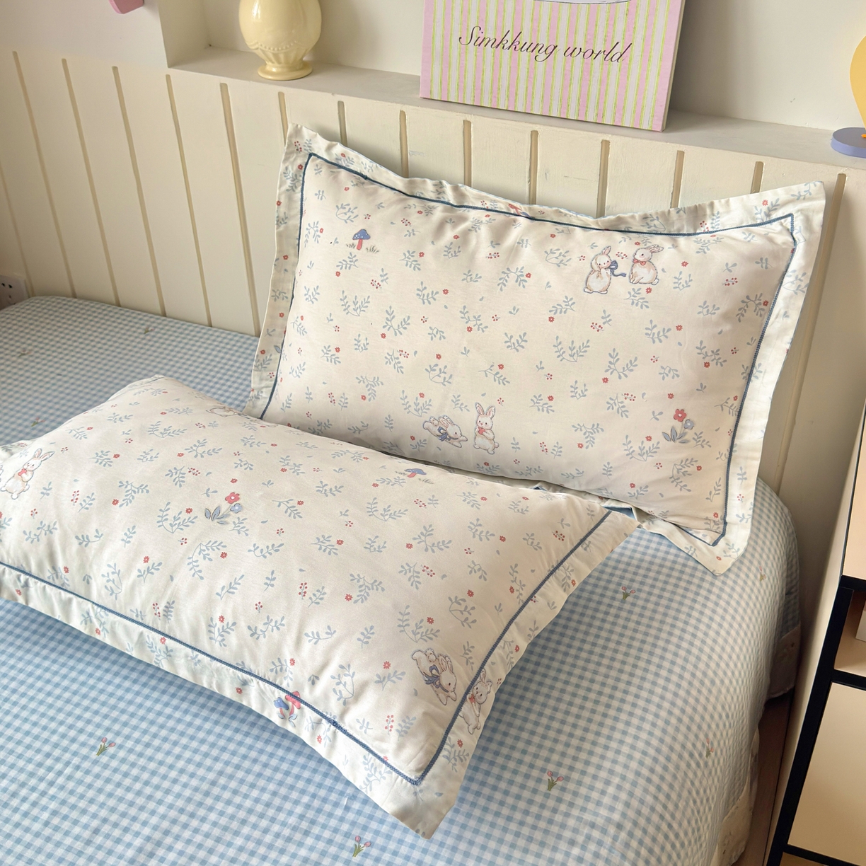 91家纺网 家纺一手货源 找家纺 乐童家纺 2026新款全棉纯棉网红直播爆款吊边＋一字绣工艺款四件套（四） 觅时光-兰