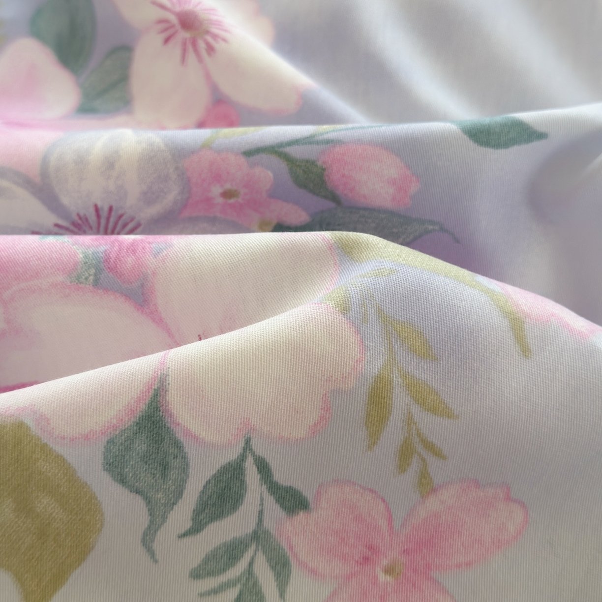 91家纺网 家纺一手货源 找家纺 乐童家纺 2026新款全棉纯棉网红直播爆款吊边＋一字绣工艺款四件套（四） 汐颜