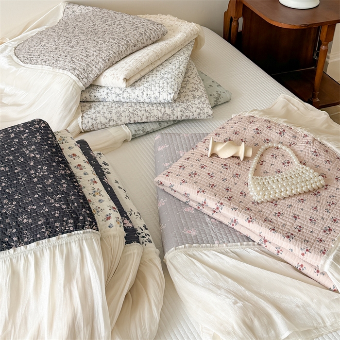 91家纺网 家纺一手货源 找家纺 （总）吾欢心 2026新款法式花边凉感丝夏凉被空调被夏被可机洗