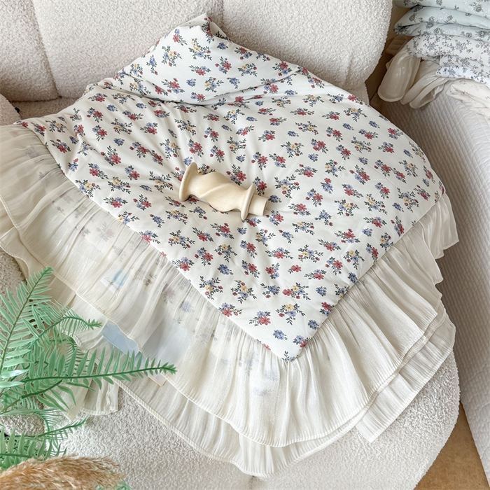 91家纺网 家纺一手货源 找家纺 （总）吾欢心 2026新款法式花边凉感丝夏凉被空调被夏被可机洗