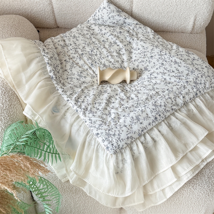 91家纺网 家纺一手货源 找家纺 （总）吾欢心 2026新款法式花边凉感丝夏凉被空调被夏被可机洗