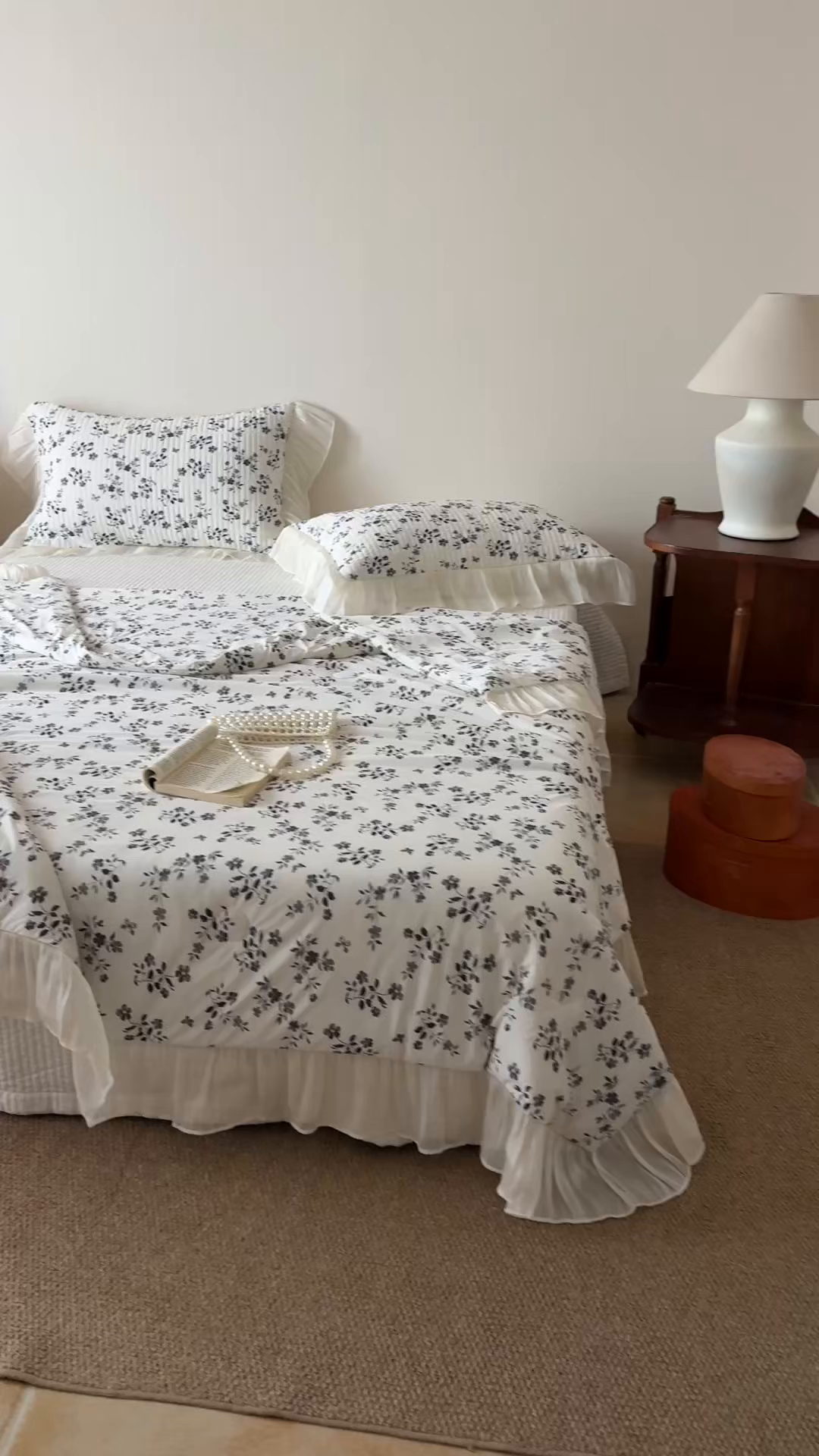 91家纺网 家纺一手货源 找家纺 吾欢心 2026新款法式花边凉感丝夏凉被空调被夏被可机洗 雾屿玫瑰