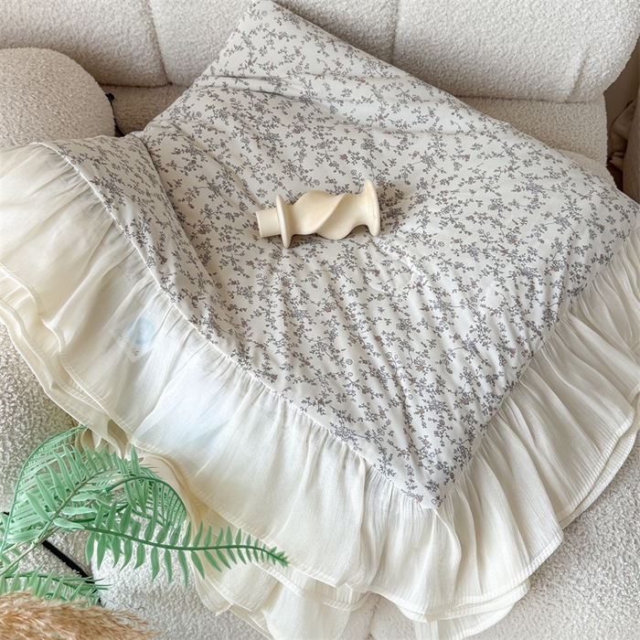 91家纺网 家纺一手货源 找家纺 吾欢心 2026新款法式花边凉感丝夏凉被空调被夏被可机洗 组合图仅供参考不可下单