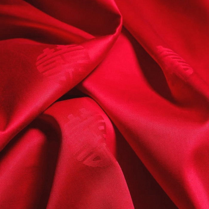 91家纺网 家纺一手货源 找家纺 蒂爵 2026年100支婚庆长绒棉纯棉时尚小红书爆款刺绣婚庆四件套多件套280系列 幸福约定红