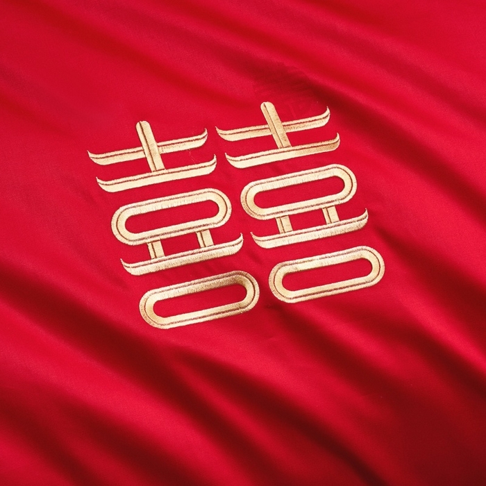 91家纺网 家纺一手货源 找家纺 蒂爵 2026年100支婚庆长绒棉纯棉时尚小红书爆款刺绣婚庆四件套多件套280系列 幸福约定金