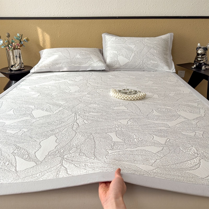 91家纺网 家纺一手货源 找家纺 （总）宜派家纺 2026新款凉感过0.21夏天家用床单软席子可机洗空调席夏季高端华夫格凉席三件套