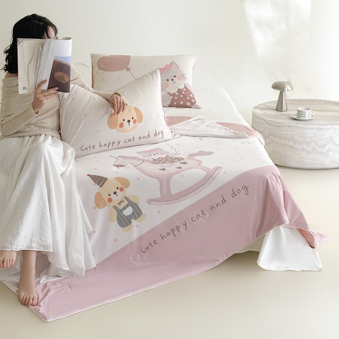 91家纺网 家纺一手货源 找家纺 （总）豪美鑫 2026新款大版凉感夏被