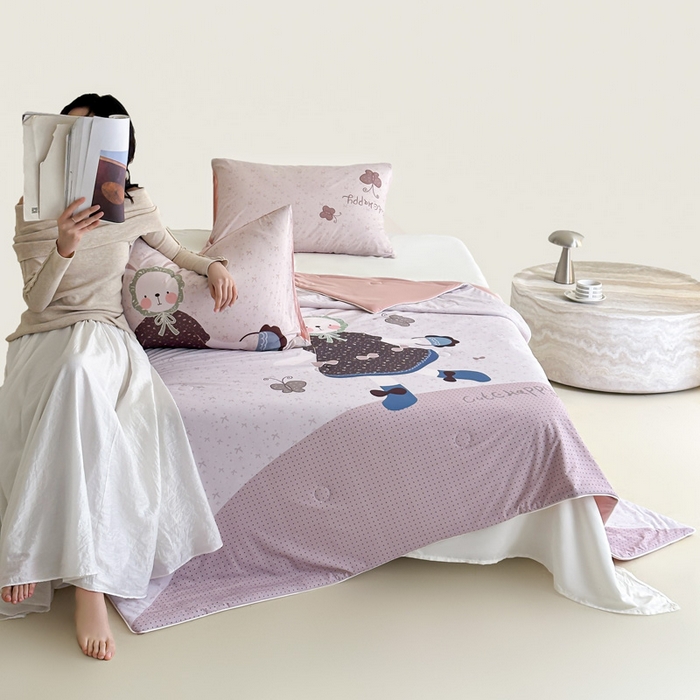 91家纺网 家纺一手货源 找家纺 （总）豪美鑫 2026新款大版凉感夏被