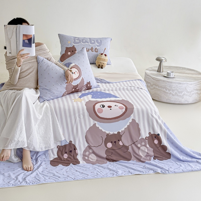 91家纺网 家纺一手货源 找家纺 （总）豪美鑫 2026新款大版凉感夏被