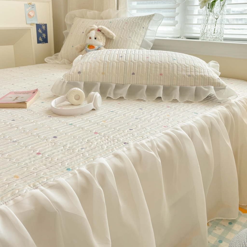 91家纺网 家纺一手货源 找家纺 （总）慕尚家纺 2026新款床裙凉席夏被空调被夏凉被三件套四件套