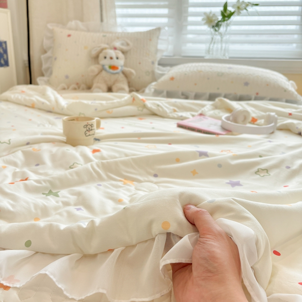 91家纺网 家纺一手货源 找家纺 （总）慕尚家纺 2026新款床裙凉席夏被空调被夏凉被三件套四件套