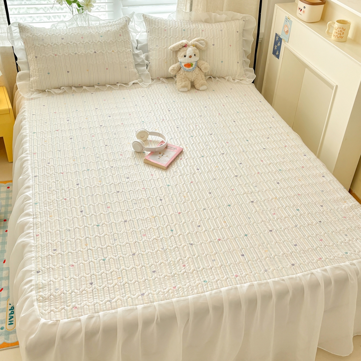 91家纺网 家纺一手货源 找家纺 （总）慕尚家纺 2026新款床裙凉席夏被空调被夏凉被三件套四件套