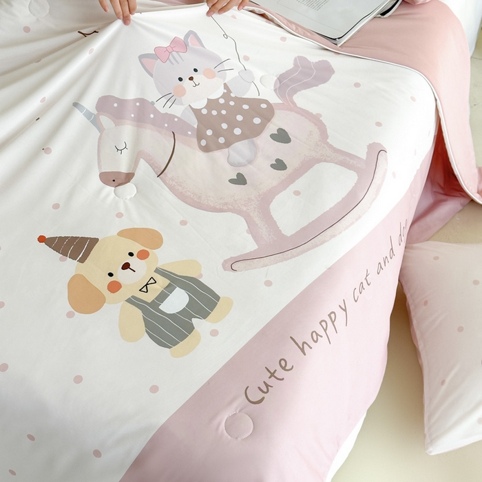 91家纺网 家纺一手货源 找家纺 （总）豪美鑫 2026新款大版凉感夏被