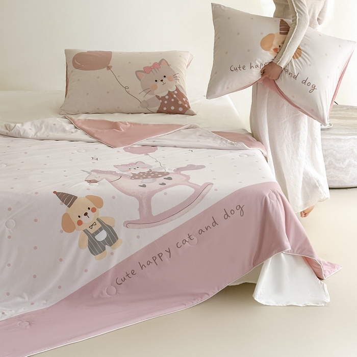 91家纺网 家纺一手货源 找家纺 （总）豪美鑫 2026新款大版凉感夏被