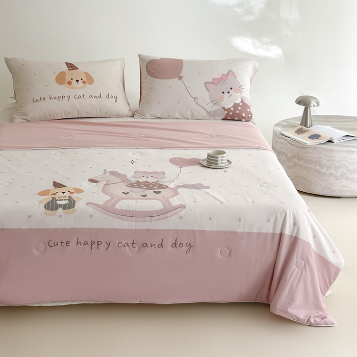 91家纺网 家纺一手货源 找家纺 （总）豪美鑫 2026新款大版凉感夏被