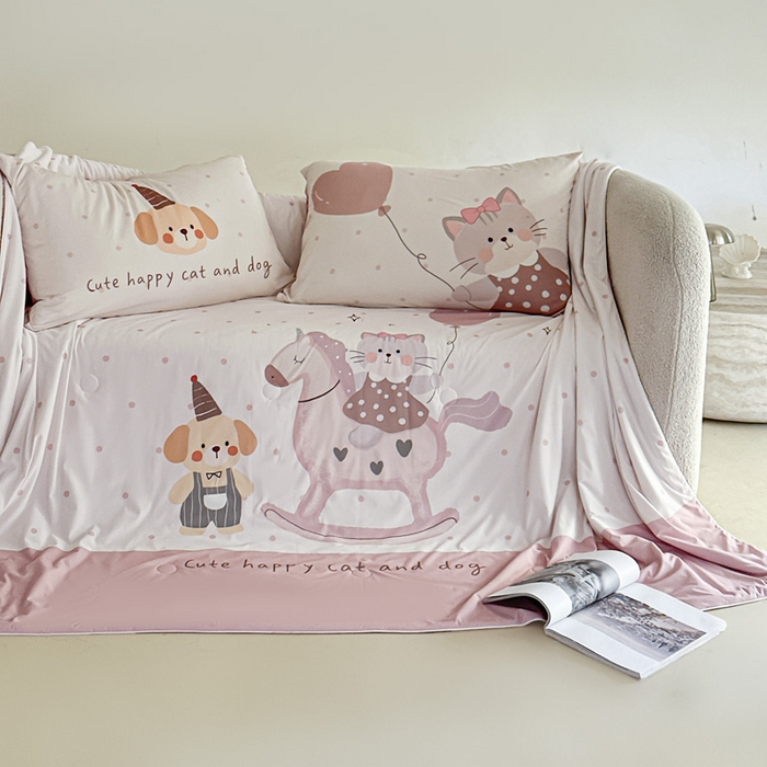 91家纺网 家纺一手货源 找家纺 （总）豪美鑫 2026新款大版凉感夏被