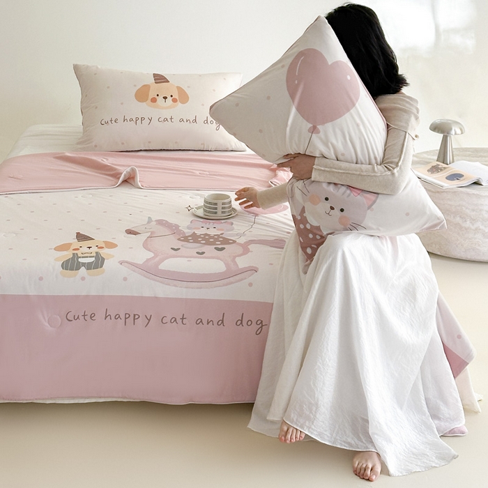 91家纺网 家纺一手货源 找家纺 （总）豪美鑫 2026新款大版凉感夏被