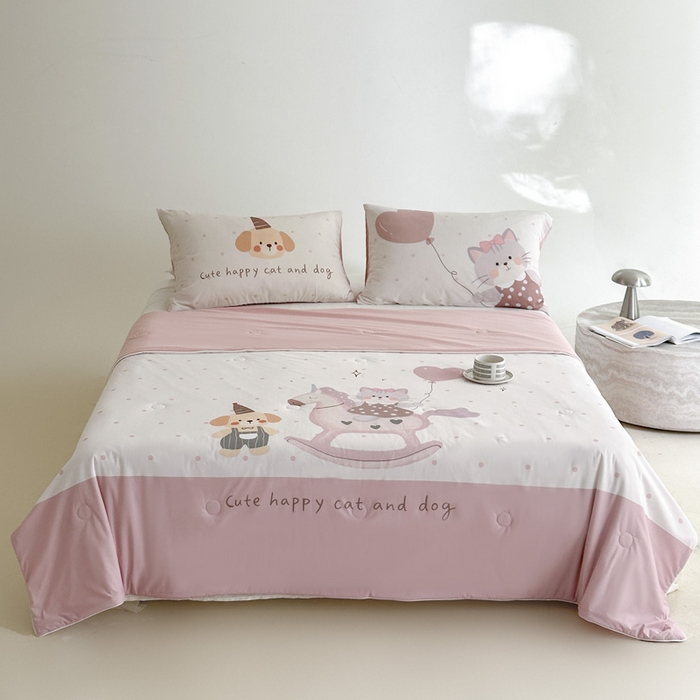 91家纺网 家纺一手货源 找家纺 （总）豪美鑫 2026新款大版凉感夏被