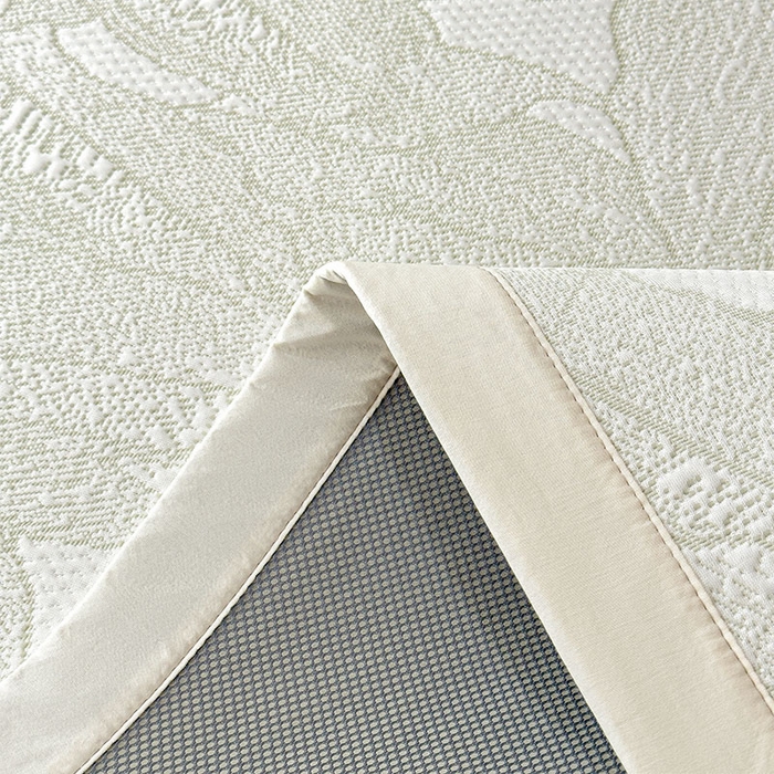 91家纺网 家纺一手货源 找家纺 宜派家纺 2026新款凉感过0.21夏天家用床单软席子可机洗空调席夏季高端华夫格凉席三件套 家大叶大-松果绿-床席