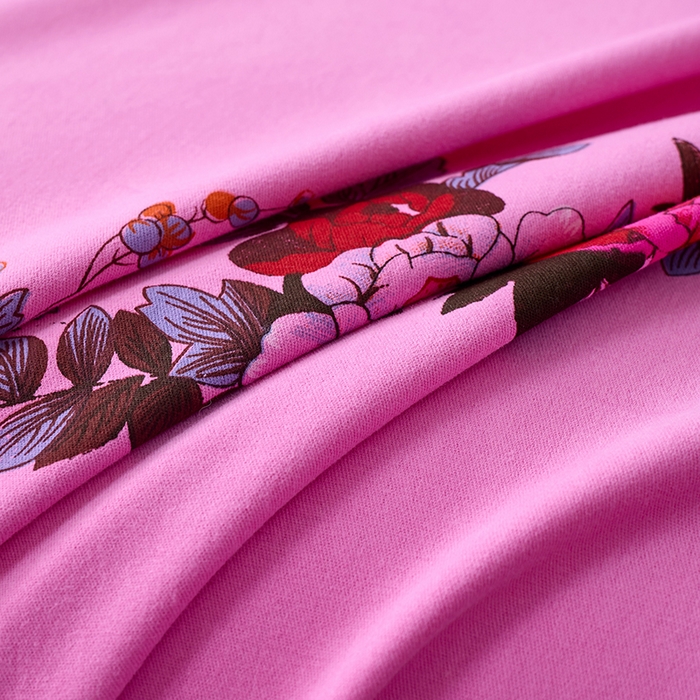 91家纺网 家纺一手货源 找家纺 居美良品 2026新款100%全棉国民老上海纯棉A类老式新疆棉床单 牡丹古韵-粉色