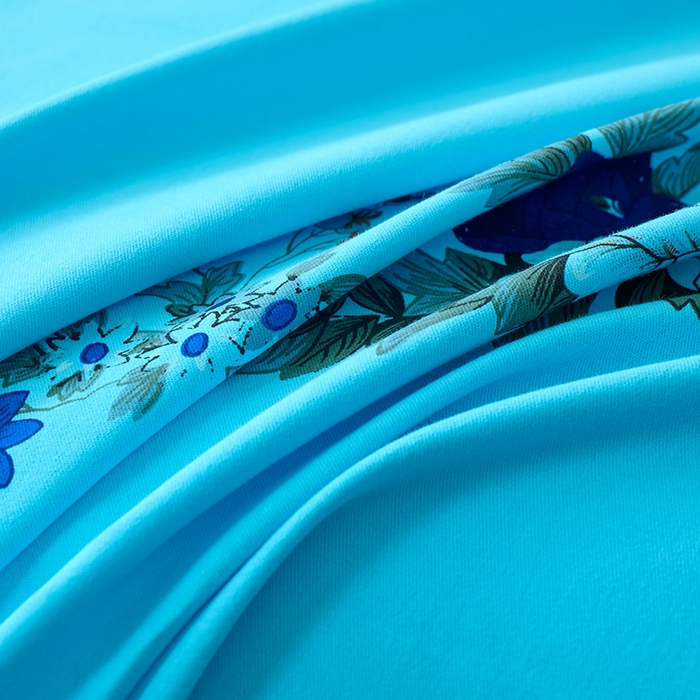 91家纺网 家纺一手货源 找家纺 居美良品 2026新款100%全棉国民老上海纯棉A类老式新疆棉床单 牡丹古韵-水绿