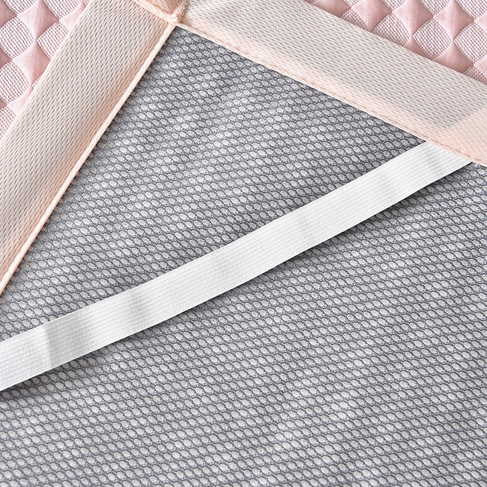 91家纺网 家纺一手货源 找家纺 （总）梦之星 2026新款PE凉感豆豆凉席绣花三明治复合三件套