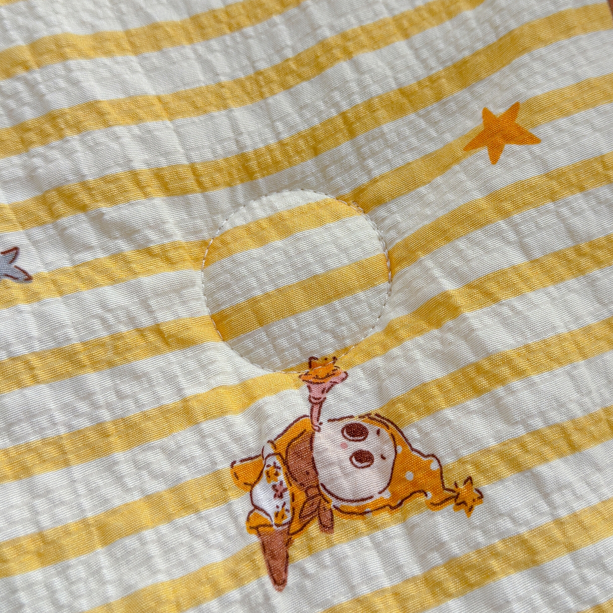 91家纺网 家纺一手货源 找家纺 晚爱 2026新款泡芙棉双层纱夏被四件套小清新泡泡纱夏被四件套 2星宝贝