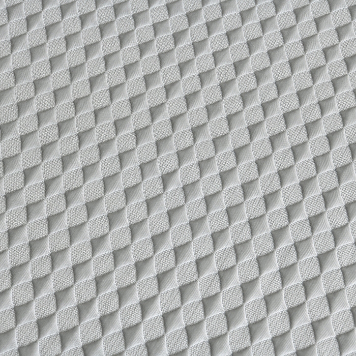 91家纺网 家纺一手货源 找家纺 梦之星 2026新款PE凉感豆豆凉席绣花三明治复合三件套 格韵-灰-平铺款