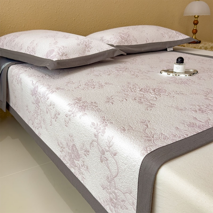 91家纺网 家纺一手货源 找家纺 （总）宜派家纺 2026新款夏天冰丝A类母婴级凉感值过0.21冰豆豆家用凉席子夏季-思琳娜