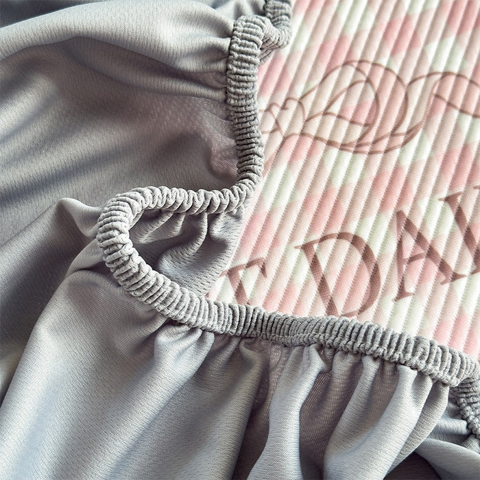 91家纺网 家纺一手货源 找家纺 宜派家纺 2026新款冰豆豆席卡通凉席凉感值过0.21可机洗夏天学生宿舍单人席子 粉色花海-床笠