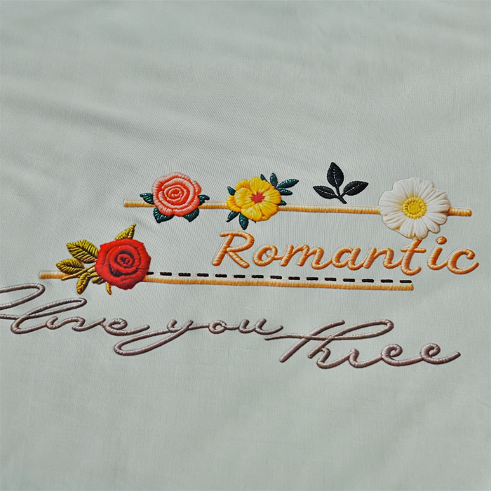 91家纺网 家纺一手货源 找家纺 梦之星 2026新款PE凉感豆豆凉席绣花三明治复合床裙款氨纶凉感丝夏被三件套四件套 格韵-绿-床裙款