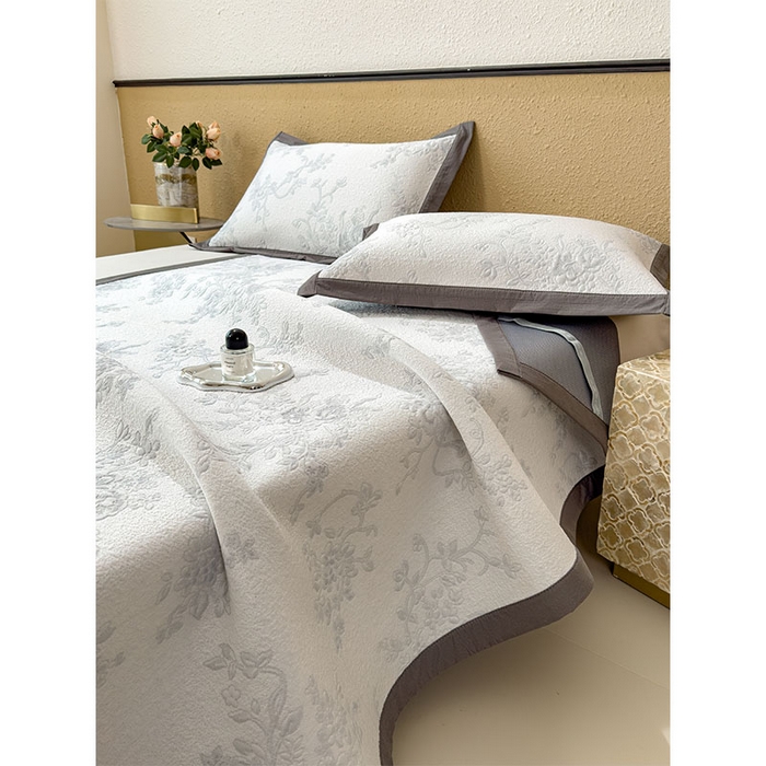 91家纺网 家纺一手货源 找家纺 宜派家纺 2026新款夏天冰丝A类母婴级凉感值过0.21冰豆豆家用凉席子夏季-思琳娜 思琳娜-淡蓝-床席