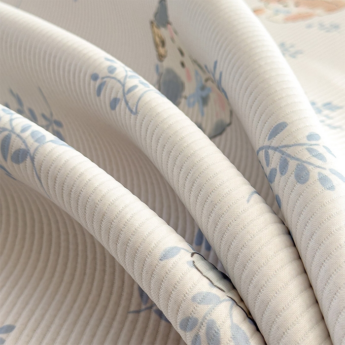 91家纺网 家纺一手货源 找家纺 宜派家纺 2026新款冰豆豆席卡通凉席凉感值过0.21可机洗夏天学生宿舍单人席子 樱桃泡泡狗-床笠