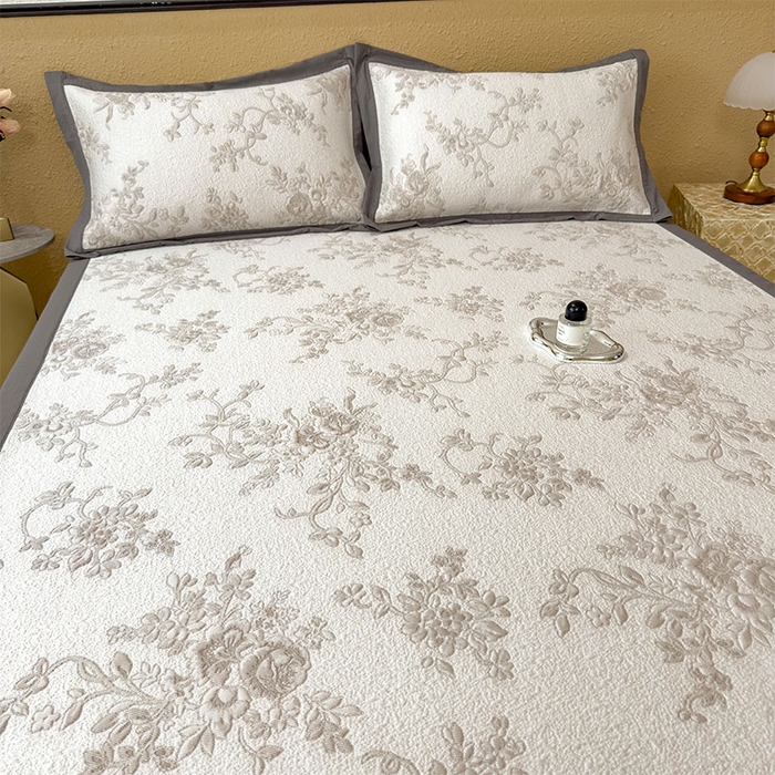 91家纺网 家纺一手货源 找家纺 宜派家纺 2026新款夏天冰丝A类母婴级凉感值过0.21冰豆豆家用凉席子夏季-思琳娜 思琳娜-豆咖-床席