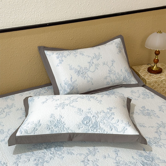 91家纺网 家纺一手货源 找家纺 宜派家纺 2026新款夏天冰丝A类母婴级凉感值过0.21冰豆豆家用凉席子夏季-思琳娜 思琳娜-天空蓝-床席