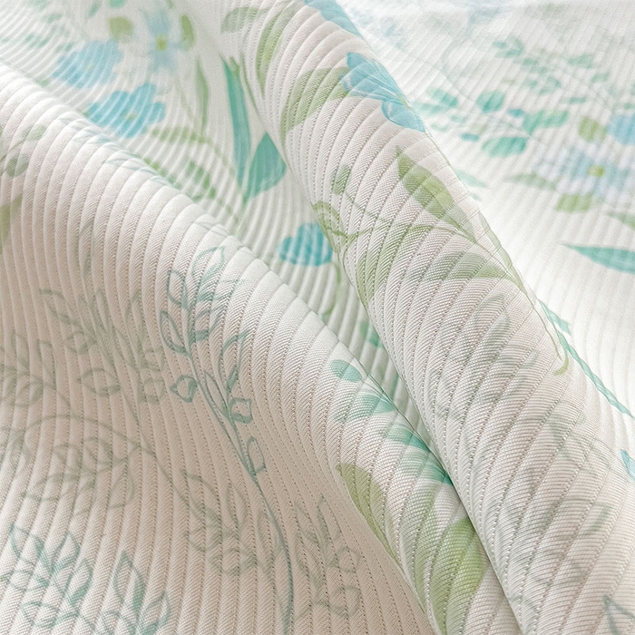 91家纺网 家纺一手货源 找家纺 宜派家纺 2026新款夏季花卉冰丝凉席床笠凉感值过0.21单件夏天冰豆豆A类可机洗学生宿舍空调软席 丛林小熊-床席