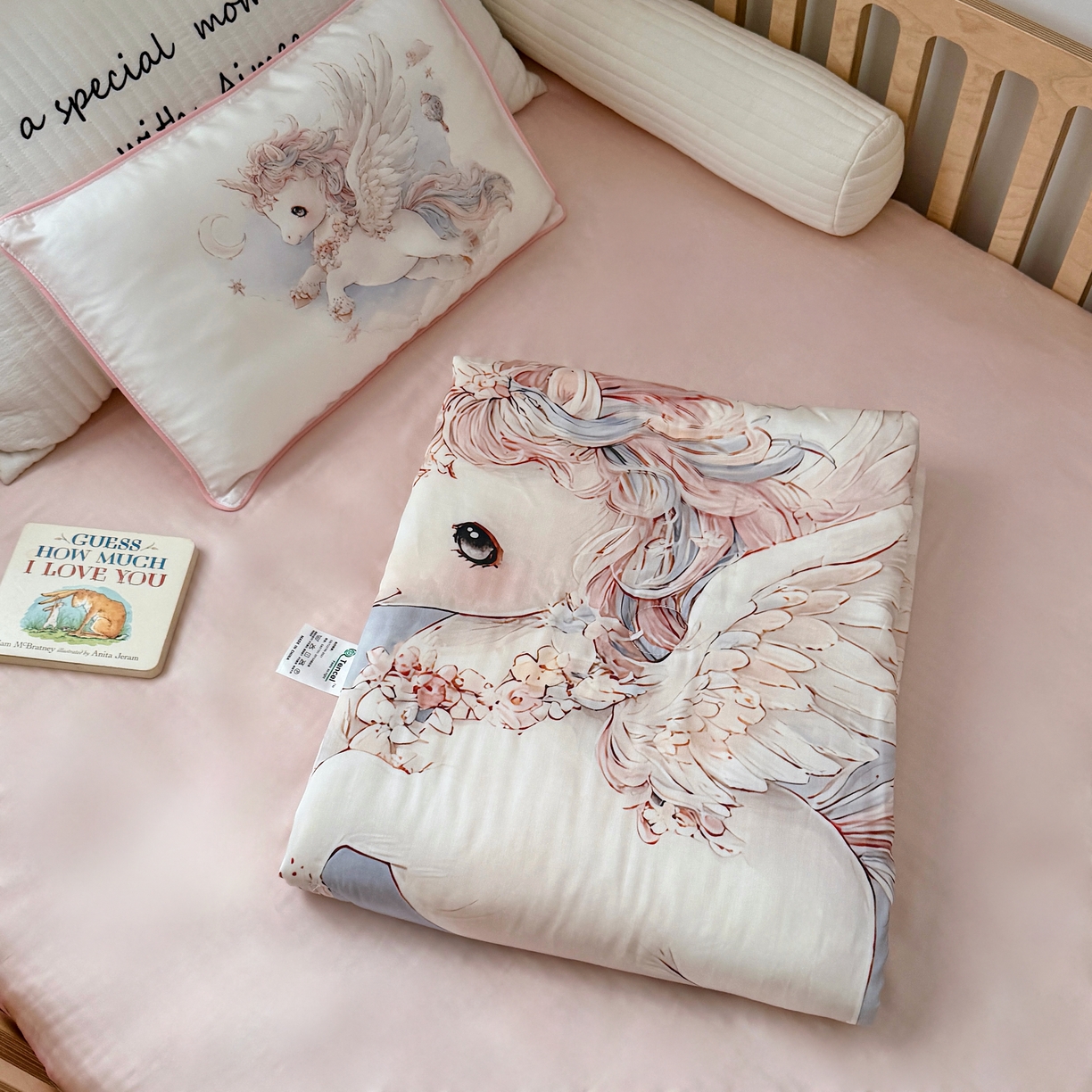 91家纺网 家纺一手货源 找家纺 （总）萌宝家纺 2026新款60S兰精天丝儿童夏被幼儿园大豆夏凉被三件套