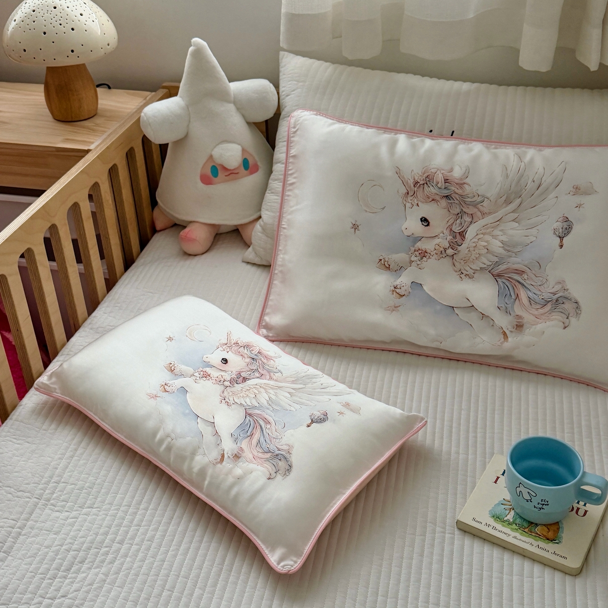 91家纺网 家纺一手货源 找家纺 （总）萌宝家纺 2026新款60S兰精天丝儿童枕套幼儿园枕头