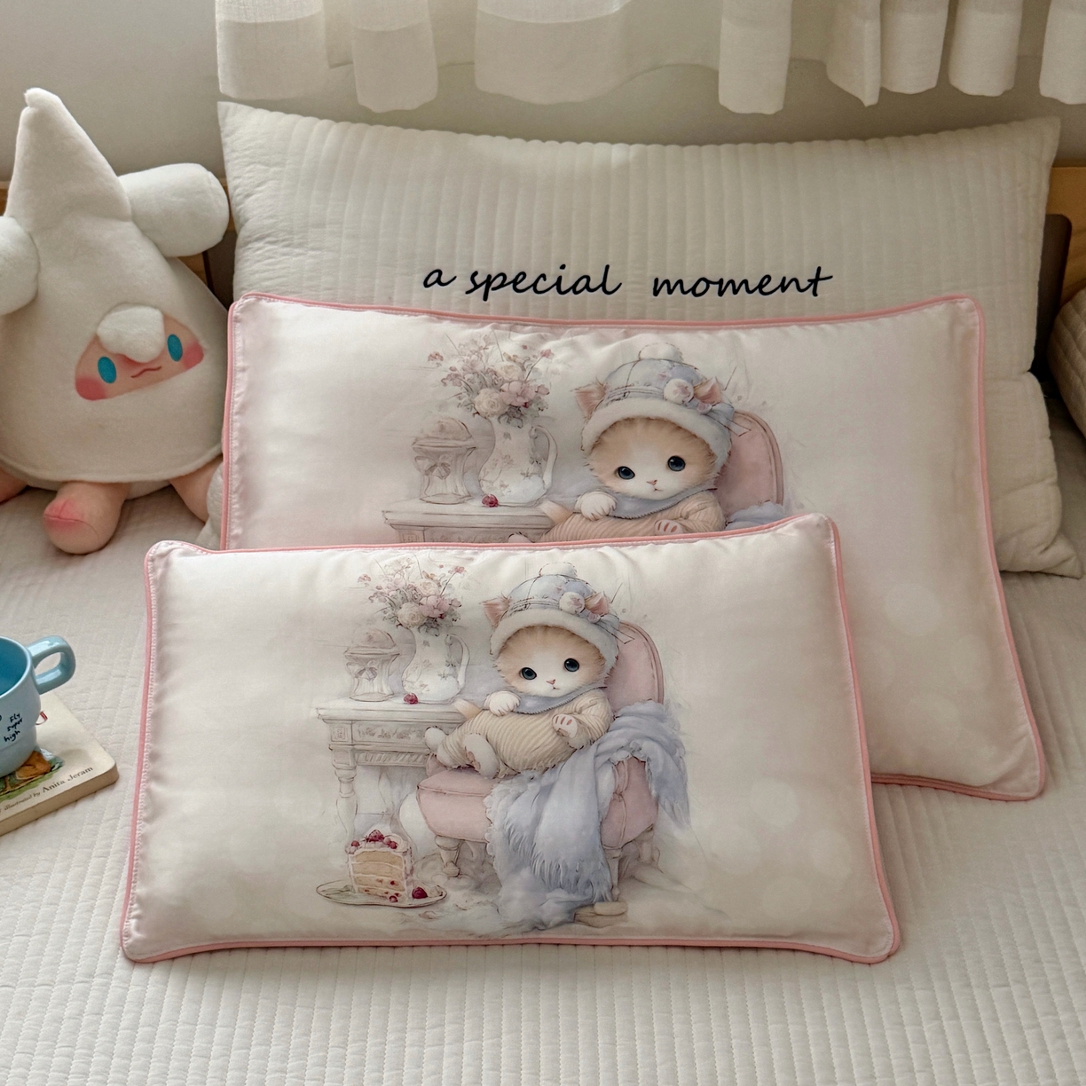 91家纺网 家纺一手货源 找家纺 萌宝家纺 2026新款60S兰精天丝儿童枕套幼儿园枕头 海盗恐龙