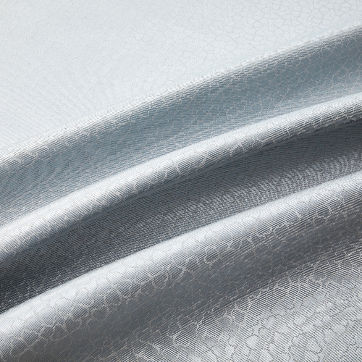 91家纺网 家纺一手货源 找家纺 航途席业 2026新款抗菌提花冰丝席-心相依 心相依-灰床席款