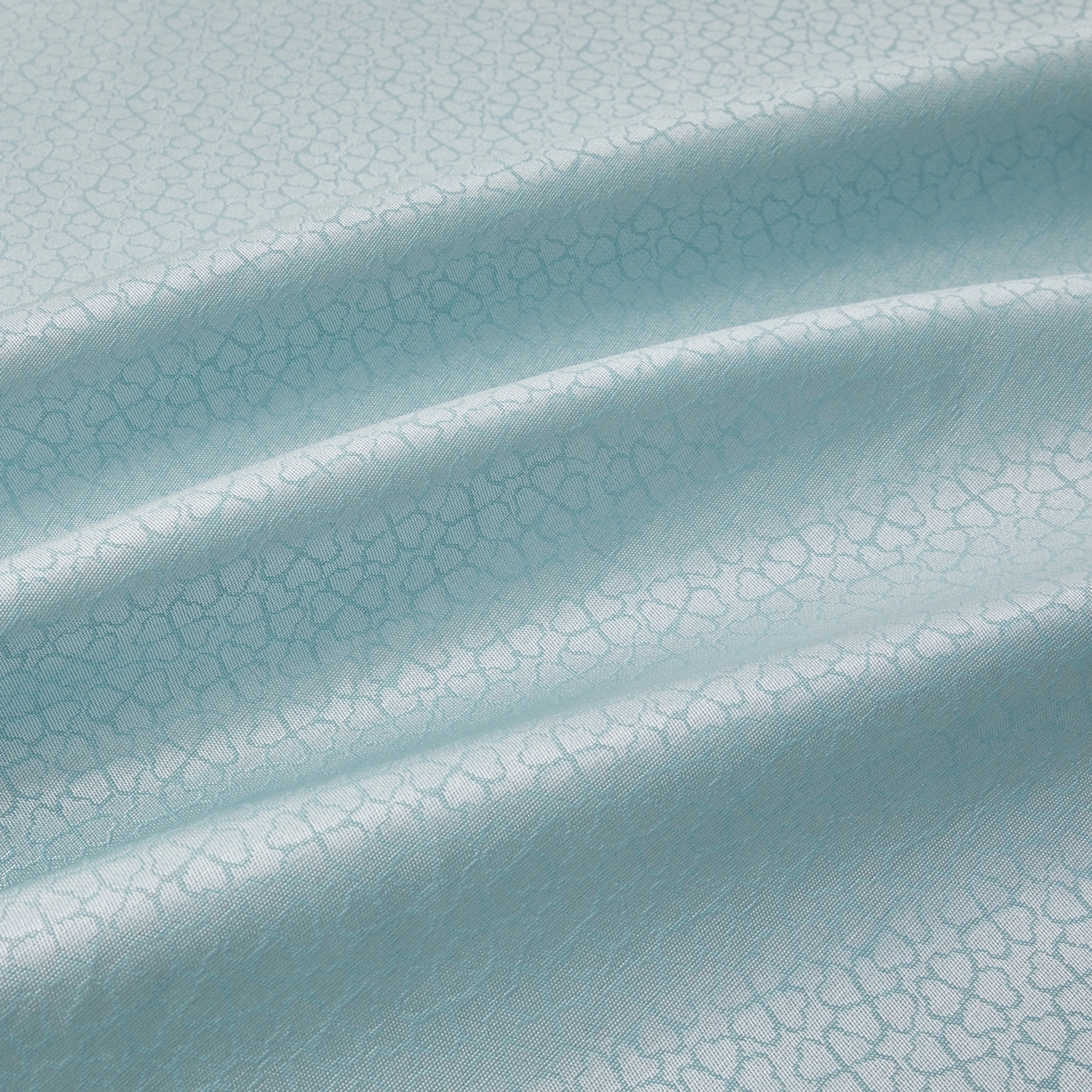 91家纺网 家纺一手货源 找家纺 航途席业 2026新款抗菌提花冰丝席-心相依 心相依-绿床席款