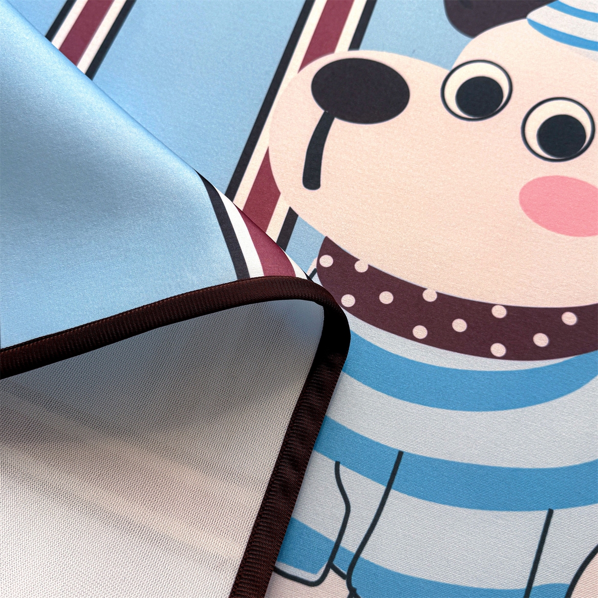 91家纺网 家纺一手货源 找家纺 （总）雯豆家纺 【10A抗菌包检测】2026新款小冰皮卡通大版冰丝软席子凉席三件套凉感平铺款