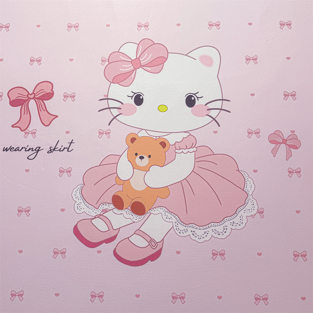 91家纺网 家纺一手货源 找家纺 雯豆家纺 【10A抗菌包检测】2026新款小冰皮卡通大版冰丝软席子凉席三件套凉感平铺款 小冰皮凉席-淑女猫