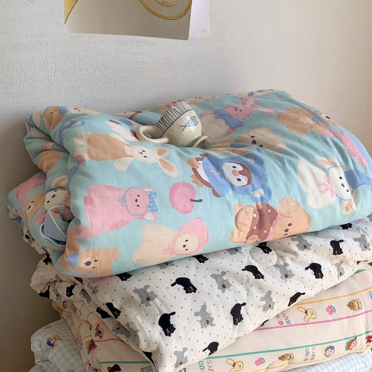 91家纺网 家纺一手货源 找家纺 （总）桃喜 2026新款冰纱夏被夏凉被空调被