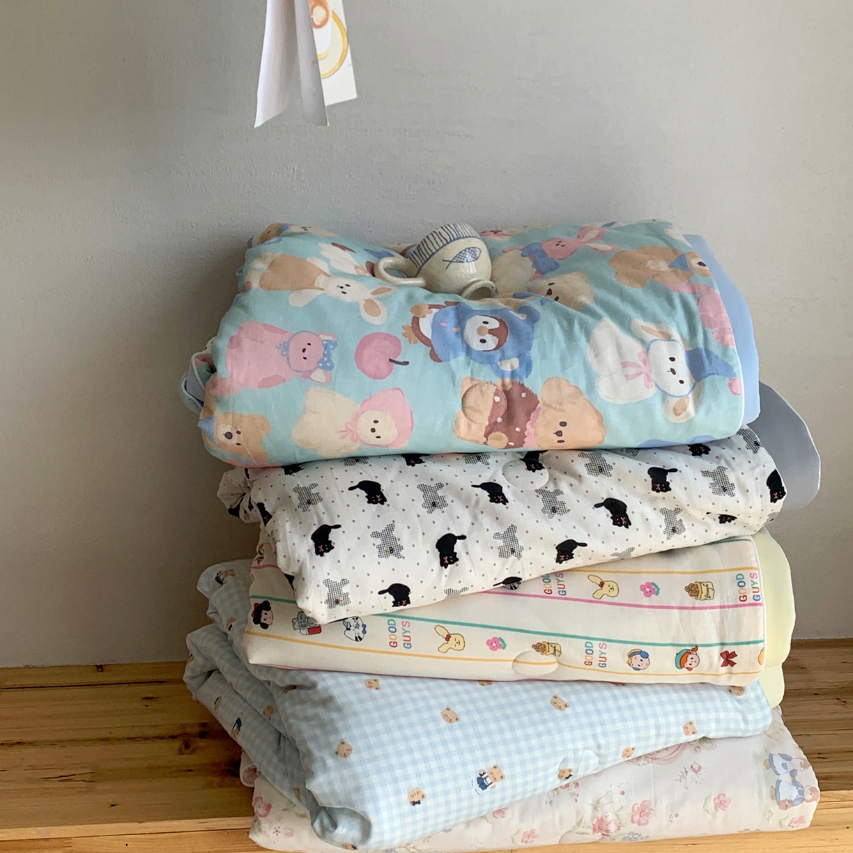 91家纺网 家纺一手货源 找家纺 （总）桃喜 2026新款冰纱夏被夏凉被空调被