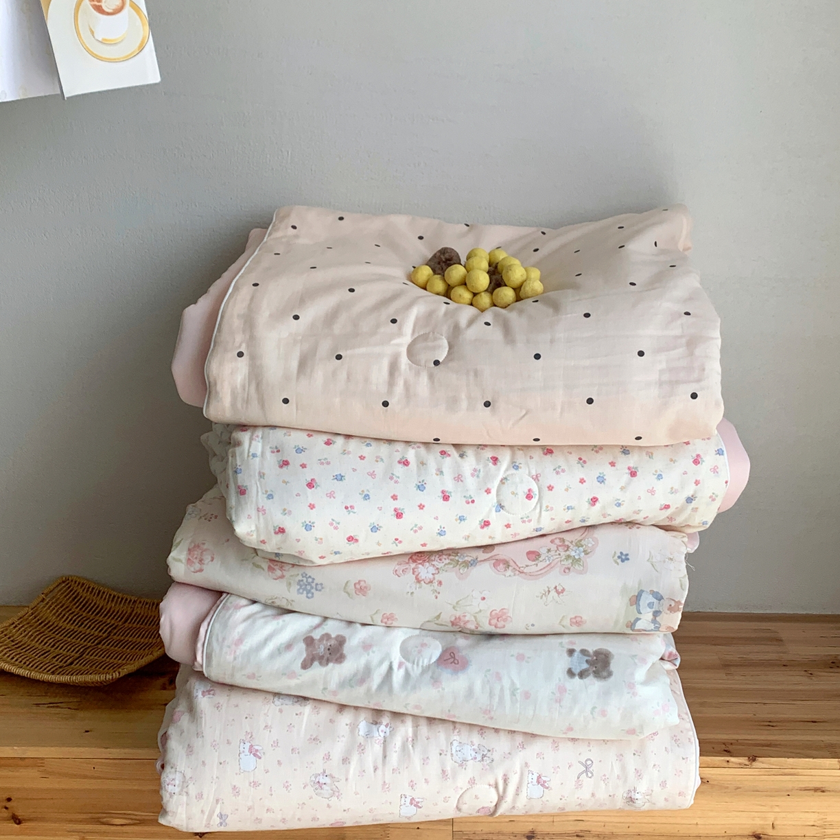 91家纺网 家纺一手货源 找家纺 （总）桃喜 2026新款冰纱夏被夏凉被空调被