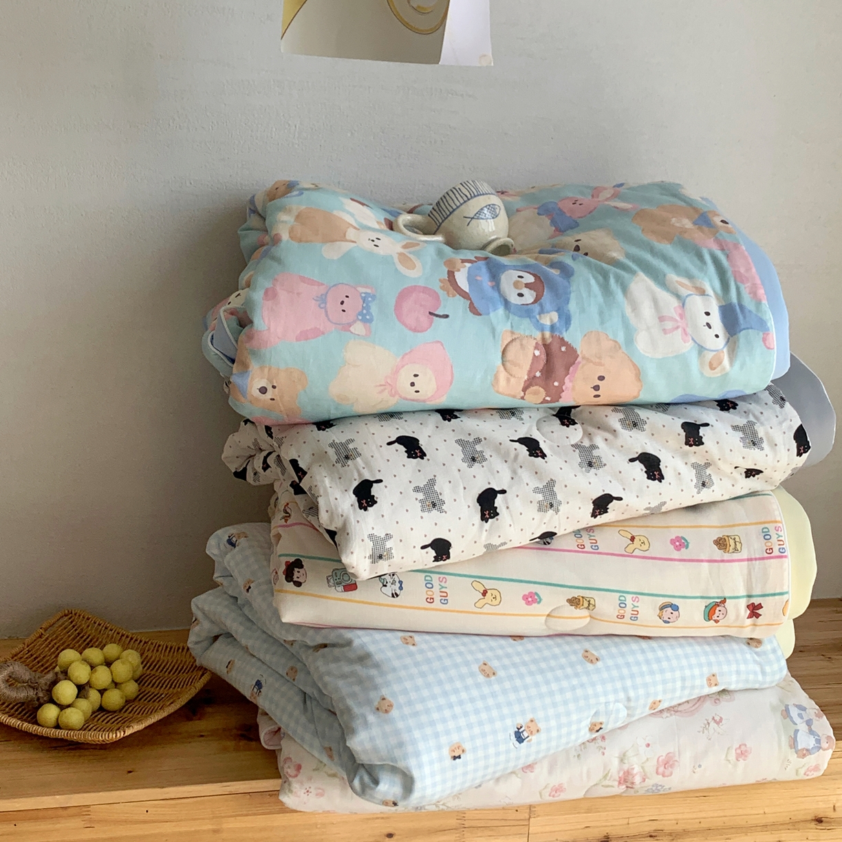 91家纺网 家纺一手货源 找家纺 （总）桃喜 2026新款冰纱夏被夏凉被空调被